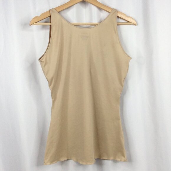 SPANX HIDE & SLEEK CRISSCROSS SLIMMING CAMI CAMISOLE SHAPEWEAR NUDE SIZE XL - Picture 3 of 7